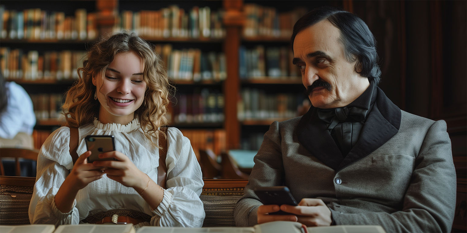 Chatting with Edgar Allan Poe